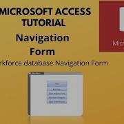 This Video Explains How To Create A Navigation Form In Microsoft Access