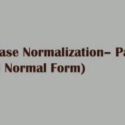 Database Normalization Part 4 Third Normal Form