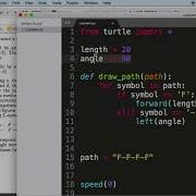 Python Turtle教程 L System