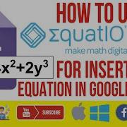 How To Insert Mathematical Symbols And Equations To Google Forms Using Equatio Programmingwithni3