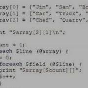 Perl Tutorial 93 Arrays Of Arrays
