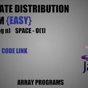 Chocolate Distribution Problem Chocolate Distribution Leetcode Chocolate Distribution Gfg
