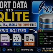 Importing Data With SQLite Using SQLite3 CLI