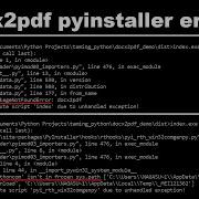 Docx2pdf Pyinstaller PackageNotFoundError ImportError With Cx Freeze And Pywin32