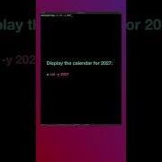 How To Use The Cal Command To See The Calendar Linux For Beginners