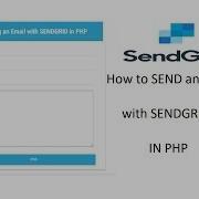How To Send Email With Sendgrid In PHP
