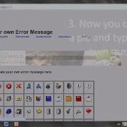 How To Make Your Own Error Messages