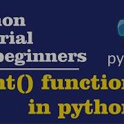 1 Print Function In Python In Hindi Urdu