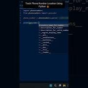 Track Phone Number Location Using Python Bloopa Shorts