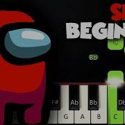 Among Us Drip Theme SLOW BEGINNER PIANO TUTORIAL SHEET MUSIC By Betacustic