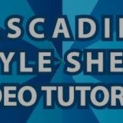 CSS Video Tutorial Pt 1