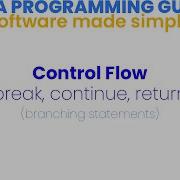 Java Programming Branching Break Continue Return Statements Software Made Simple