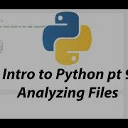 Python Tutorial Part 9 Analyzing Files