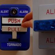 Tornado Fire Alarms Doing Alternate Wail Wheelock Fire Lite System Test 22