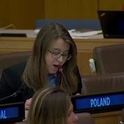 Statement Of UN Youth Delegate Of Poland 74th UNGA