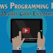 Tutorial 4 Part 2 Windows Programming Matrix Grid Example In C