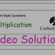 Multiplication Answers Corbettmaths