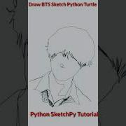 Draw BTS Sketch Python Turtle Python SketchPy Tutorial Python Coding Bts Viral Shorts