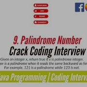 Palindrome Number Leetcode Problem 9 Java Solution Crack FAANG Crack Coding Interview