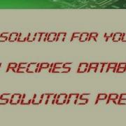 My Recipe Database