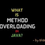 What Is Method Overloading In Java Lec 28 Java Tutorials Bhanupriya