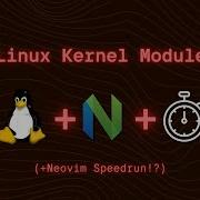 Speedrunning Kernel Modules