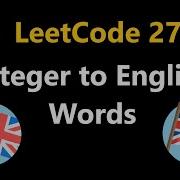 Integer To English Words Leetcode 273 Python