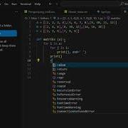 Menampilkan Matriks Dengan Menggunakan Bahasa Pemrograman Python
