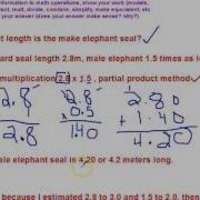 Multiply Decimals Using Partial Product