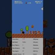 Genetic Algorithm Learns How To Play Super Mario Bros