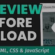 Previewing Image Before File Upload On Websites HTML CSS JavaScript Tutorial