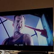 Die Hard 1988 Film John McClane Throws C4 Explosives Through The Elevator Shaft Which Explodes