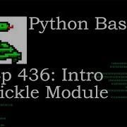 Python Basics Intro Pickle Module
