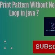 Star Pattern In Java Without Nested Loop Java Coding Core Java Interview Program Java Pattern