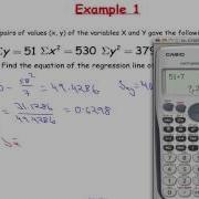 Edexcel S1 Tutorial 12 Regression