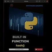 Python Inbuilt Predefined Functions 29 Hash