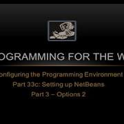 Setting Up NetBeans Options 2 Programming For The Web