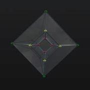 Animation Of A Tesseract Four Dimensional Hypercube Rotating Around Multiple Planes