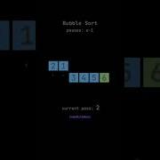 Bubble Sort With Animation Html Css Shortsvideo Developers Programmer Programming Shorts