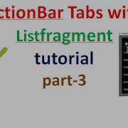 Android ActionBar Tab Example Part3 ShoutCafe Com
