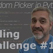 Coding Challenge 1 Code A Random Picker Using The Python Language