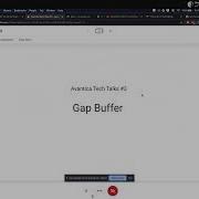 Monthly Tech Talk 3 Gap Buffer