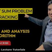 Solving Subset Sum Problem Using Backtracking In Just 10 Minutes Solved Example DAA Lectures