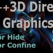 C 3D DirectX Tutorial Cursor Hide Cursor Confine