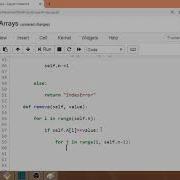 Dynamic Array Implementation In Python Part 7 Deletion By Value