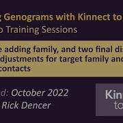 Genopro Session 5 Continue Adding Family And Two Final Display Setting Adjustments For Contacts