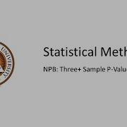 Non Parametric Bootstrap Three Sample P Values