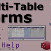 Editing Records In Multi Table Forms In Microsoft Access Forms Based On Multiple Table Queries