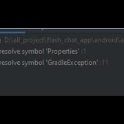 Cannot Resolve Symbol Properties Cannot Resolve GradleException Flutter Problem Solving