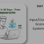 Java Input Output With Scanner System In Out Java In 30 Days DAY 05